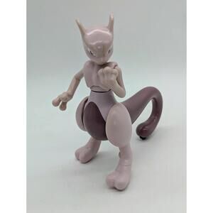 Pokemon Mewtwo Tomy Nintendo Collaboration Battery Power Wheeled Rare 7" Figure